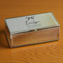 Personalised Bow Mirrored Jewellery Box, thumbnail 1 of 5