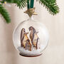 Personalised 3D Wooden Penguin Family Bauble, thumbnail 2 of 5