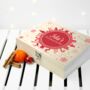 Personalised Christmas Eve Box With Snowflake Wreath, thumbnail 5 of 12