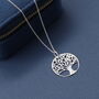 Sterling Silver Family Tree Necklace Personalised, thumbnail 2 of 3