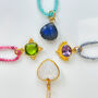 Personalised Gemstone Beaded Necklace And Charms, thumbnail 5 of 7