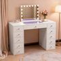 Deshun Dressing Table With Mirror, thumbnail 2 of 3