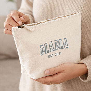 Personalised Makeup Travel Bag Gift For New Mum Mama, 9 of 12