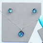 Multicoloured Turquoise To Sapphire Blue Glass Pendant, thumbnail 9 of 12