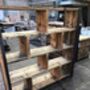 Industrial Reclaimed Bookcase Shelf Unit 521, thumbnail 5 of 7