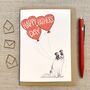 Border Collie Father's Day Card, thumbnail 3 of 4