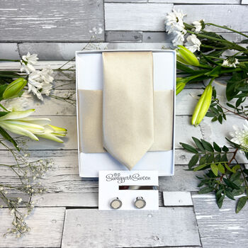 Dune Wedding Tie Set, 9 of 10