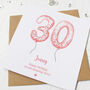 30th Birthday Card For Her, thumbnail 1 of 3