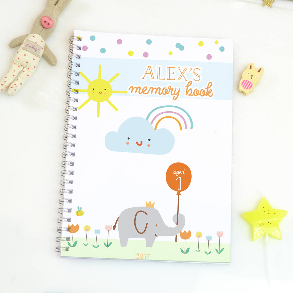 Baby Memory Book 'Little Garden' By Peach Tea Studio ...