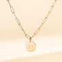 Personalised Disc Dainty Link Chain Necklace, thumbnail 4 of 7