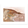 Cliff Tops Earth Toned Landscape Print, thumbnail 3 of 7