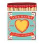 Love Heart Luxury Matches, thumbnail 1 of 2