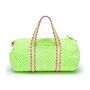 Quilted Weekend Bag | Neon Green, thumbnail 3 of 4