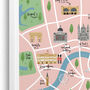 Personalised London Map Print, thumbnail 5 of 7