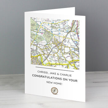 Personalised Map Card, 2 of 5