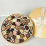 Luxury Gold Chocolate Gift Box – 43 Belgian, British And Swiss Chocolates, thumbnail 1 of 3