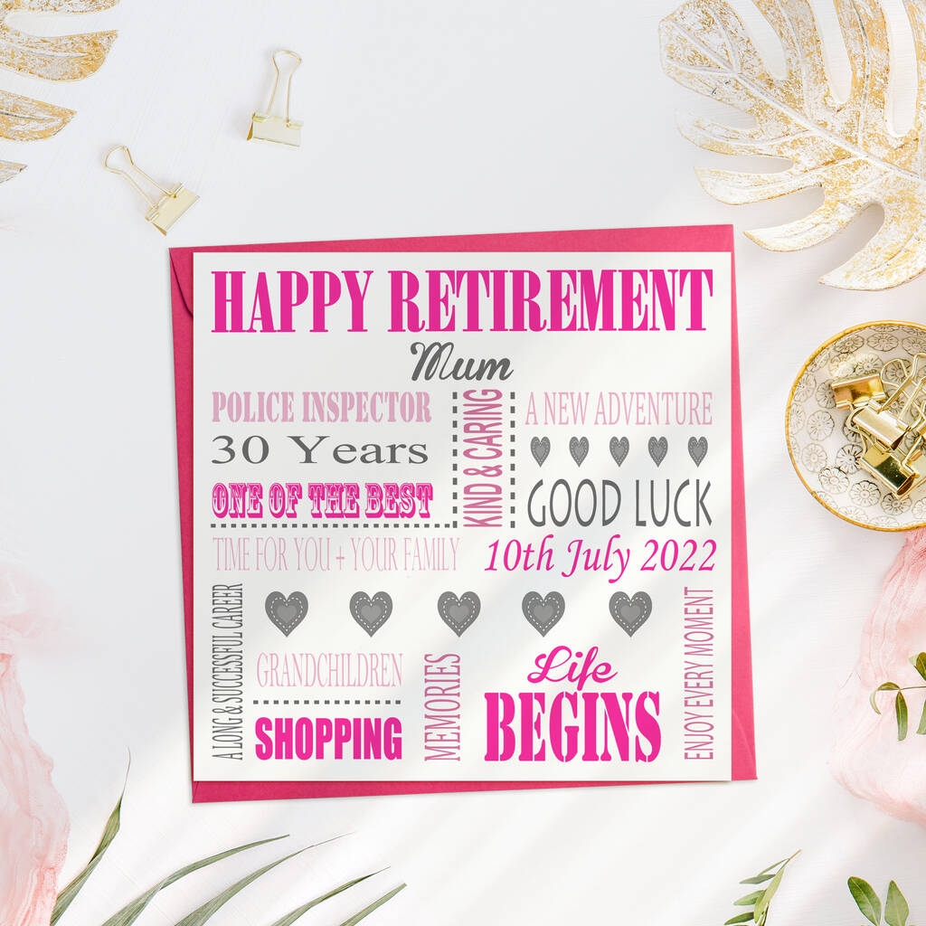 Personalised Retirement Card, 1 of 4