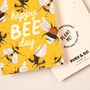 Happy Bee Day Plantable Birthday Card, thumbnail 3 of 6