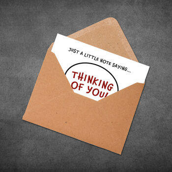 Thinking Of You Musical Note Card, 3 of 4