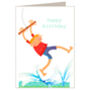 Rope Swing Birthday Card, thumbnail 2 of 3