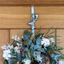 Set Of Two Reindeer Christmas Wreath Hangers, thumbnail 2 of 5