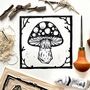 Mushroom 01 Lino Print, thumbnail 2 of 2