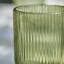 Palermo Set Of Four Green Ribbed Tumblers, thumbnail 4 of 4