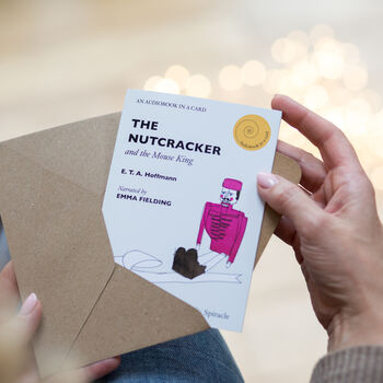 The Nutcracker Audiobook Card Christmas Gift Book Lover, 2 of 12