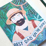 'Best Dad On The Planet' Explorer Father's Day Card, thumbnail 2 of 3