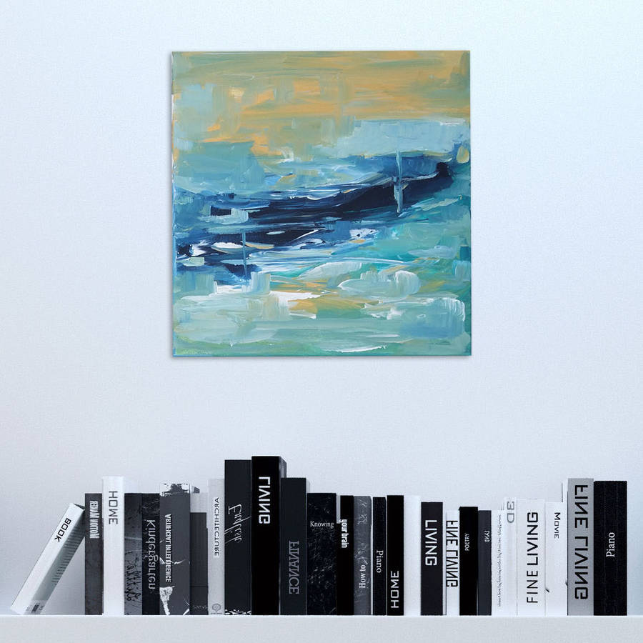 Impression One Mini Original Abstract Painting Gift By Abstract House