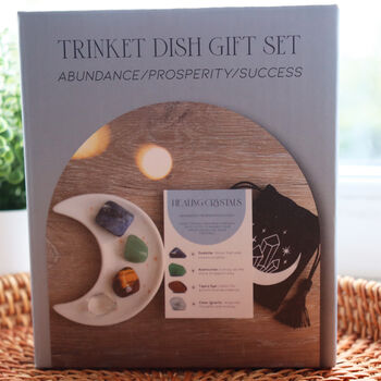Success Healing Crystal Set With Moon Trinket Dish, 7 of 7