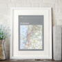 Favourite UK Place Personalised Map Print, thumbnail 8 of 9
