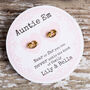 Personalised Family Knot Earrings In Gift Tin, thumbnail 6 of 9