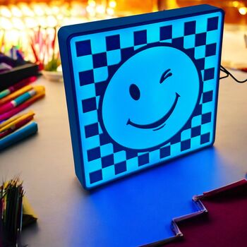 Winky Smiley Face LED Lightbox, 2 of 5