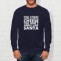 Mens 'Smell Like Beef And Cheese' Christmas Jumper, thumbnail 2 of 2