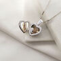 Sterling Silver Personalised Gemstone Locket Necklace, thumbnail 2 of 8