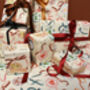 Festive Bauble Eco Christmas Wrapping Paper Pack, thumbnail 2 of 7