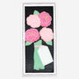 Personalised Hand Iced Vase Of Peonies Biscuit Gift, thumbnail 2 of 4