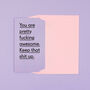'You Are Pretty Awesome' Funny Congratulations Card, thumbnail 3 of 4