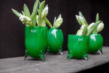 Evita Glass Vase Set Goldluster, 3 of 4