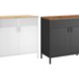 Metal Storage Cabinet With Double Doors And Shelf, thumbnail 10 of 11