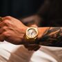 Gold Stainless Steel Wrist Watch For Men, thumbnail 1 of 8