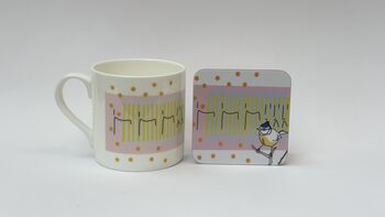 Blue Tit Song Bone China Mug, 9 of 9