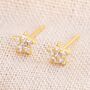 Crystal Star Stud Earrings, thumbnail 3 of 5