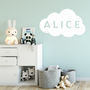 Personalised Cloud Wall Sticker, thumbnail 2 of 3