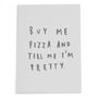 Buy Me Pizza A5 Notebook, thumbnail 2 of 3