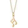 Gold Plated Music Note Necklace, thumbnail 7 of 7