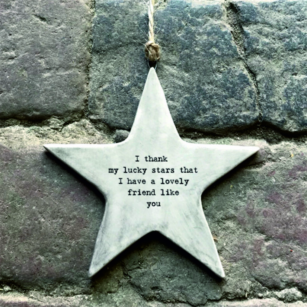 Thank My Lucky Stars Hanging Decoration, 1 of 2