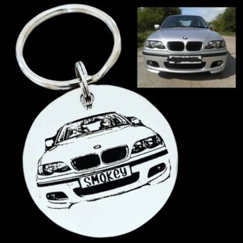 Actual Photo Keyring, Various Colours, 5 of 12
