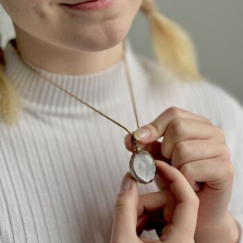 Personalised Gold Initial Photo Locket Necklace, 3 of 7